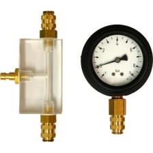 Probador de presión del sistema de combustible 2 piezas.