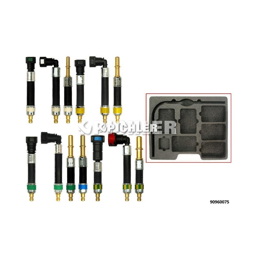 Kit de limpieza del sistema de combustible complementario de sistema métrico a universal