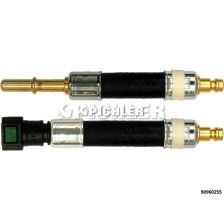 Juego de adaptadores 2 uds.Ø7,89 (blanco) Enchufe y recto