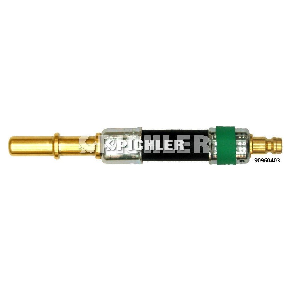 Adaptador de enchufe Ø9,89 (verde) y enchufe DN5