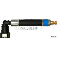 Adaptador 90° 10.00 (Azul) y Tapón DN5