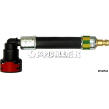 Adaptador 90° Ø11,80 (Amarillo-Verde) y Tapón DN5