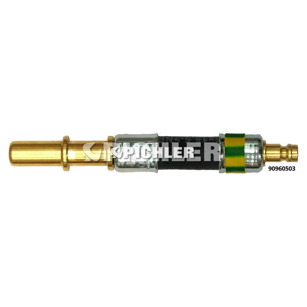 Tapón adaptador Ø11,80 (amarillo-verde) y tapón DN5