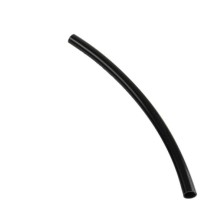 Tubo de nailon de 10 mm de diámetro interior, 0,25 metros, color negro