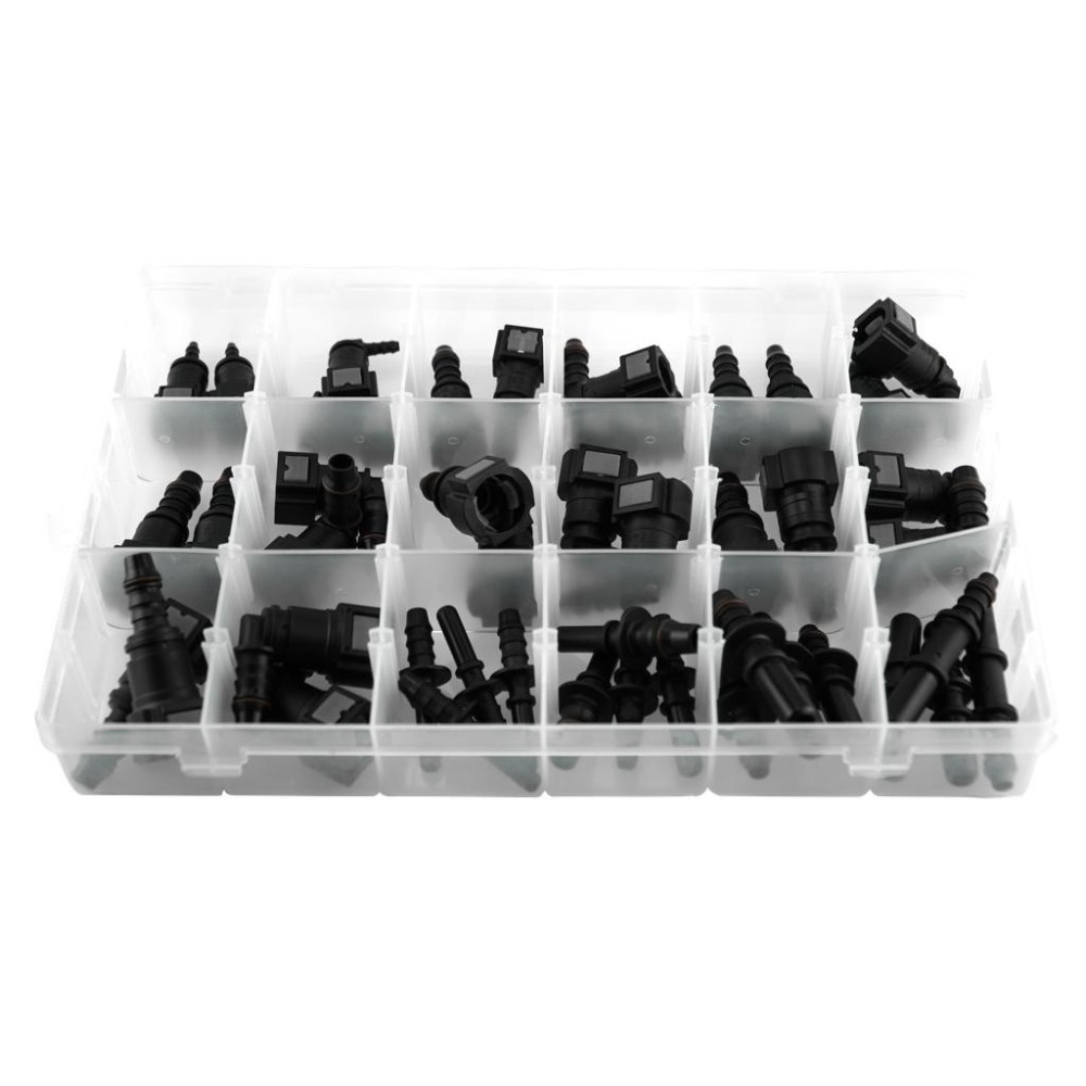 Kit de conectores de línea de combustible, 44 piezas.