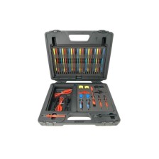 Juego de cables de medición y de prueba UNI 94 piezas en estuche