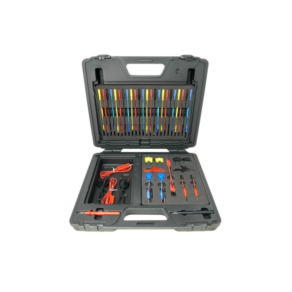 Juego de cables de medición y de prueba UNI 94 piezas en estuche