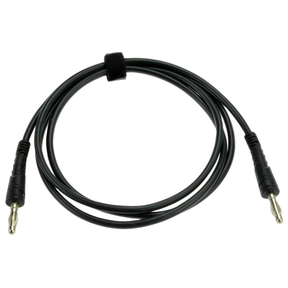 Cable banana negro de 1,2 m