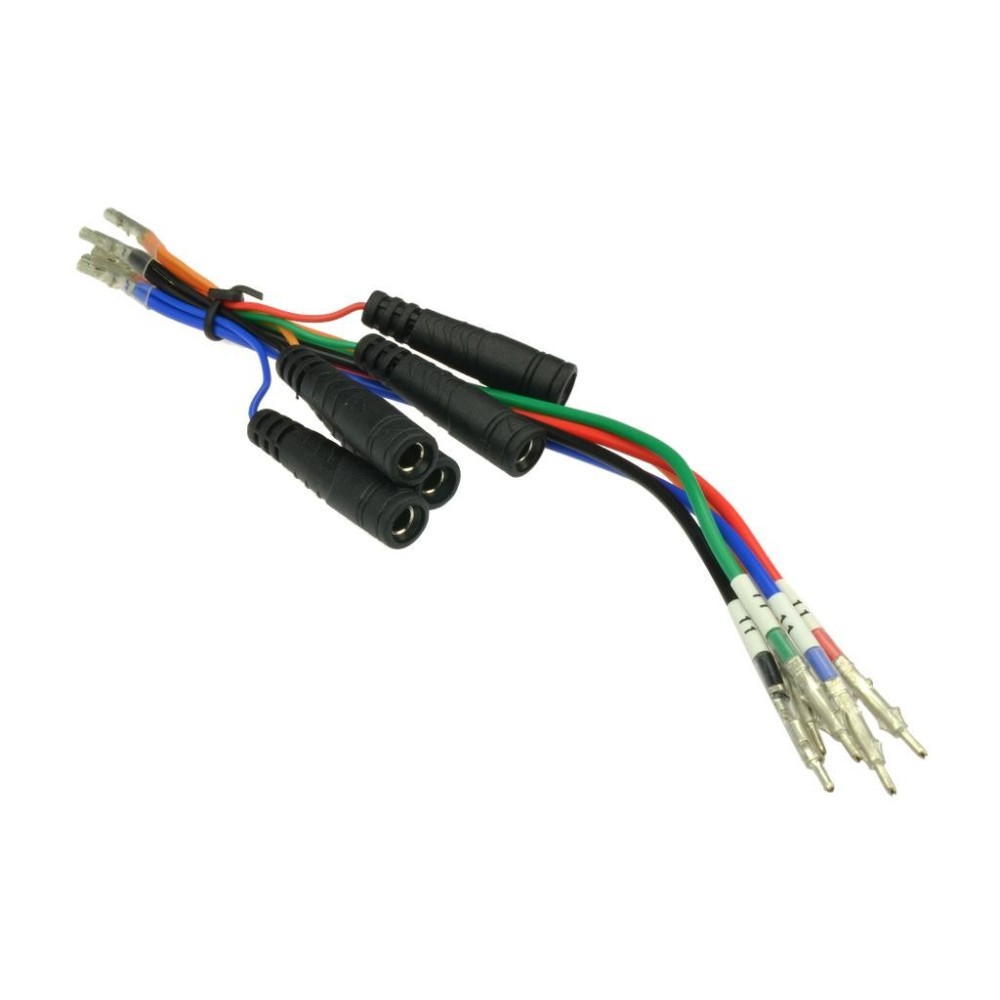 Divisor de terminal de cable n.  11: cable de salida de 5 vías con conector hembra de 1,3 mm a clavija de 1,3 mm y conectores b
