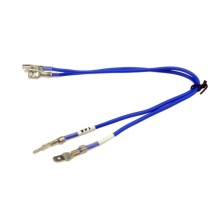 Caja de conexiones de terminales de cable n.  14a: cable de salida plano de 2 vías de 4,8 mm macho a 4,8 mm hembra