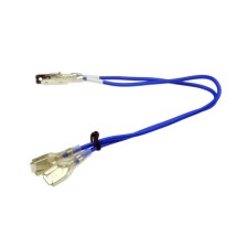 Caja de conexiones de terminales de cable n.  15 A: cable de salida plano de 2 vías de 6,0 mm macho a 6,0 mm hembra