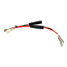 Divisor de terminal de cable n.  16a: cable de salida de 2 vías de 6,3 mm hembra a 6,3 mm macho con conectores banana de 4,0 mm