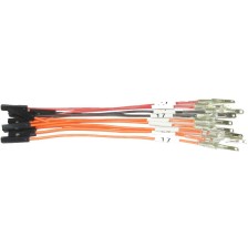 Divisor de terminal de cable n.  17: cable de salida plano de 10 vías de 0,6 mm hembra a 2,8 mm macho