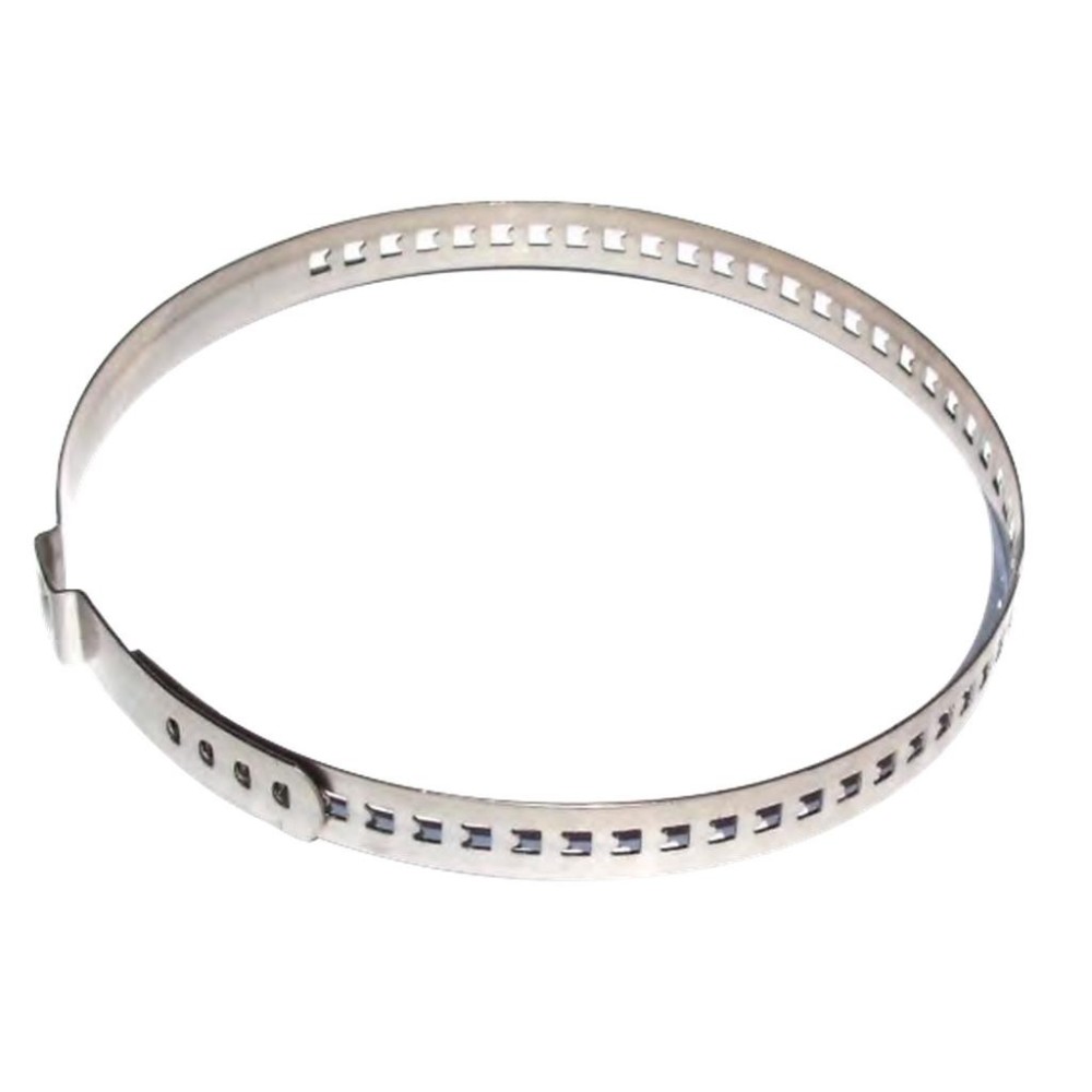 Abrazadera de banda perforada 58-130 mm para fuelle de eje, 20 uds.