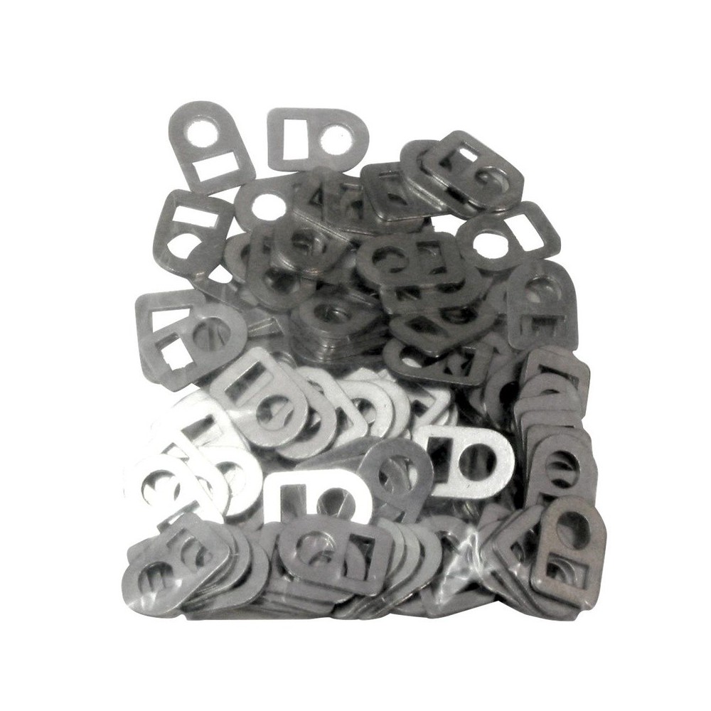 Abrazaderas de encuadernación - ojales de retención 100 uds.