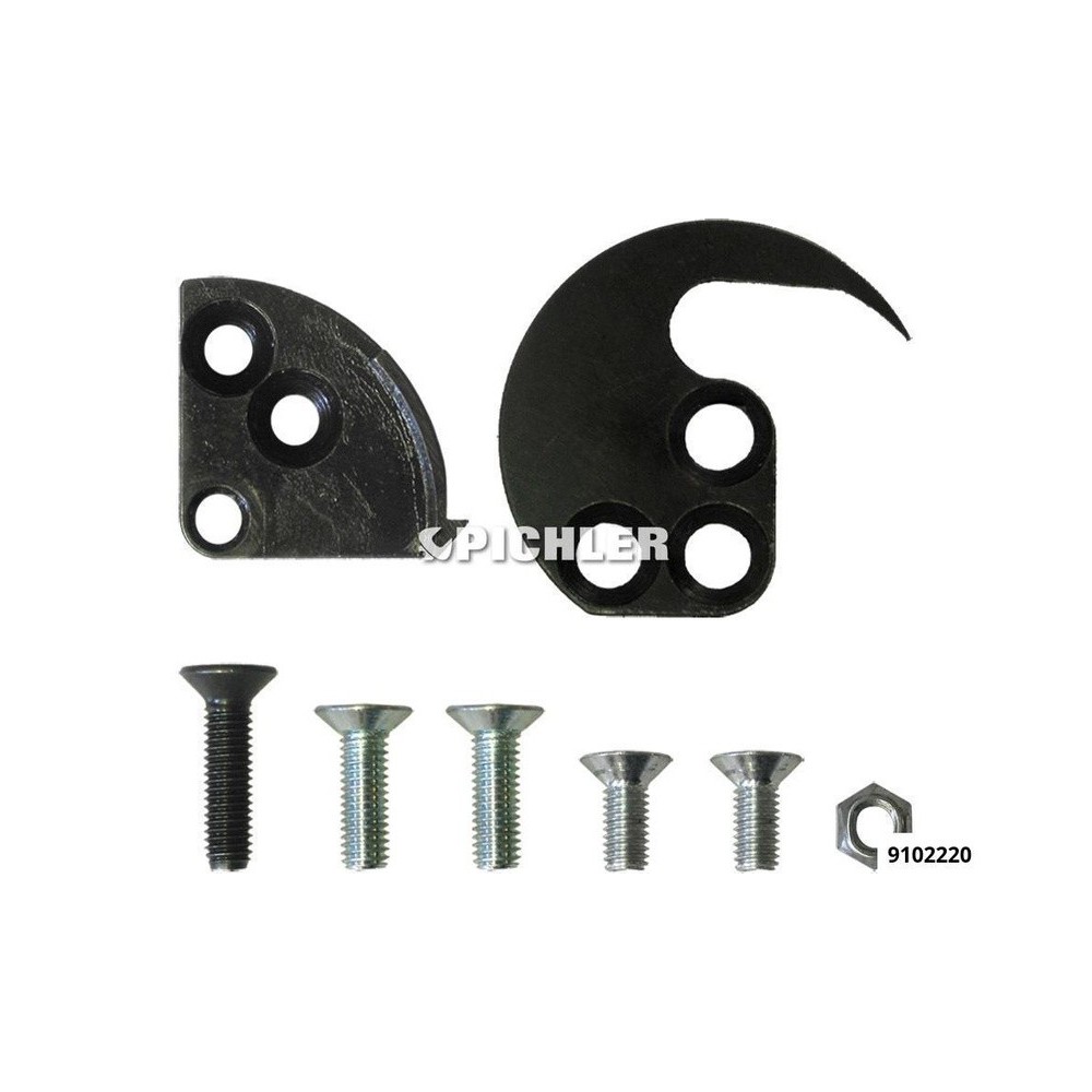 Hoz de repuesto con soporte de hoz y tornillos para 9102200