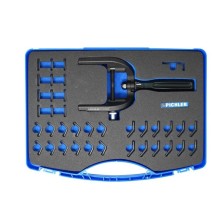 Herramienta para anillos de retención que incluye 5 tamaños de punta (Ø 2,2 / 2,5 / 3,0 / 3,5 / 3,8 / 4,2 mm)