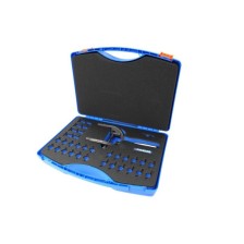 Herramienta para anillos de retención que incluye 5 tamaños de punta (Ø 2,2 / 2,5 / 3,0 / 3,5 / 3,8 / 4,2 mm)