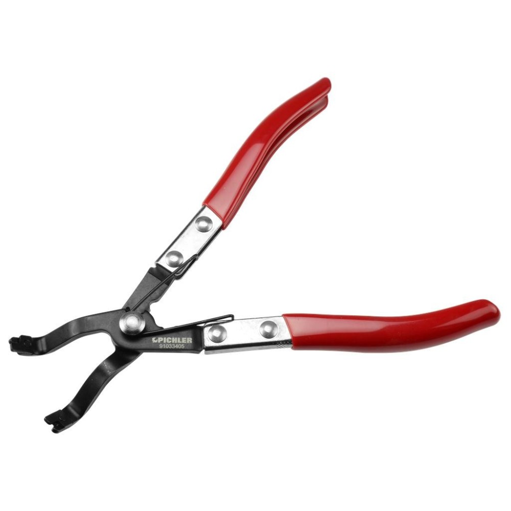 Alicates para anillos de retención interiores sin orificios de agarre, por ejemplo, para EPI y Renault.