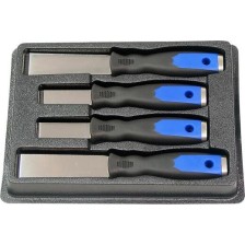 Juego de raspador y cincel, 4 piezas.