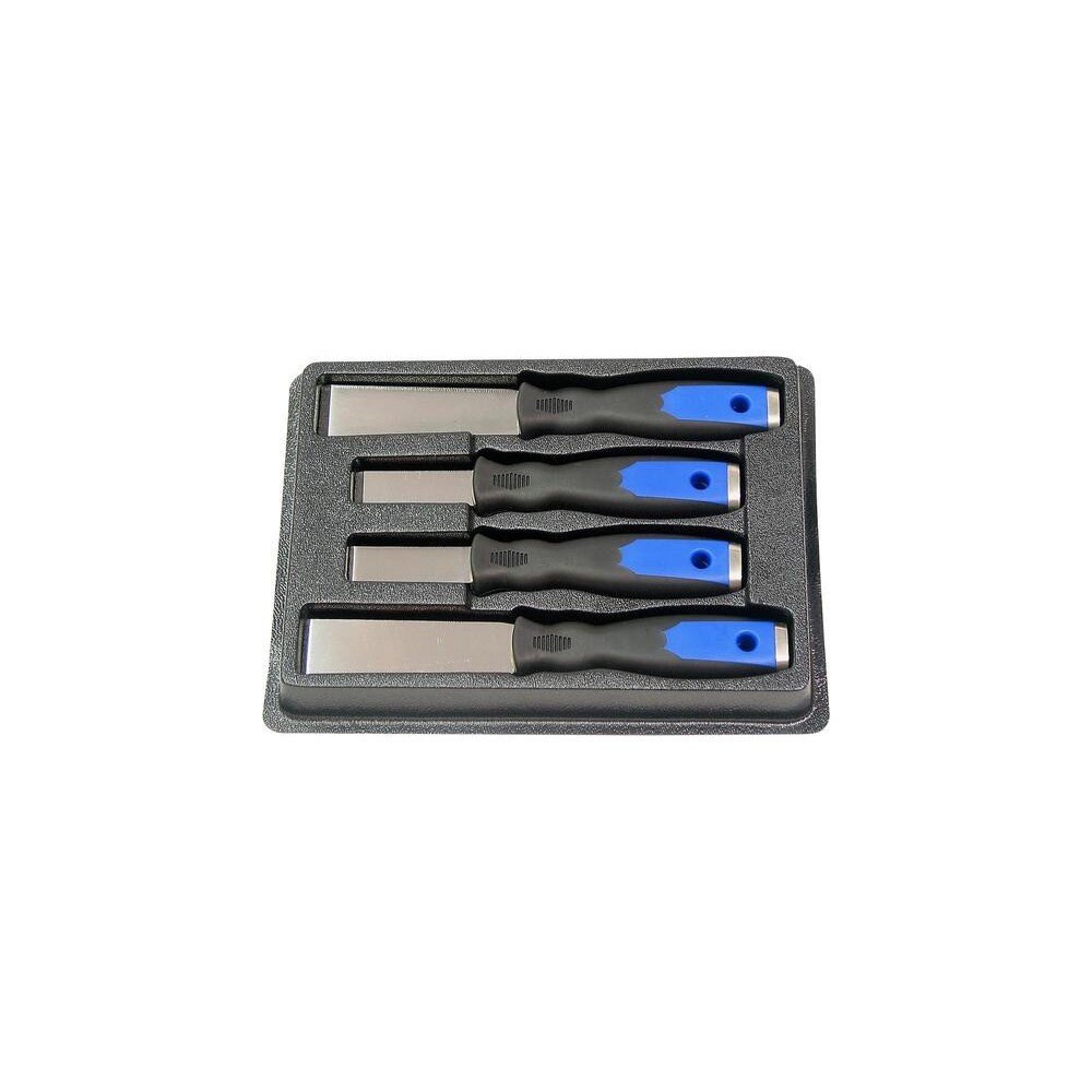 Juego de raspador y cincel, 4 piezas.