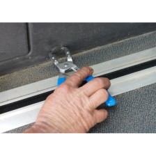 Alicates para quitar clips de ajuste, ángulo de desplazamiento de 135° (recto)