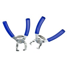Juego de 2 alicates para quitar clips de ajuste, ángulos de compensación de 90° y 135°