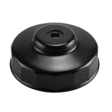 Llave para filtro de aceite de 100 mm, 15 lados, Kia, Hyundai, Mitsubishi, accionamiento de 3/8' x hexágono de 27 mm