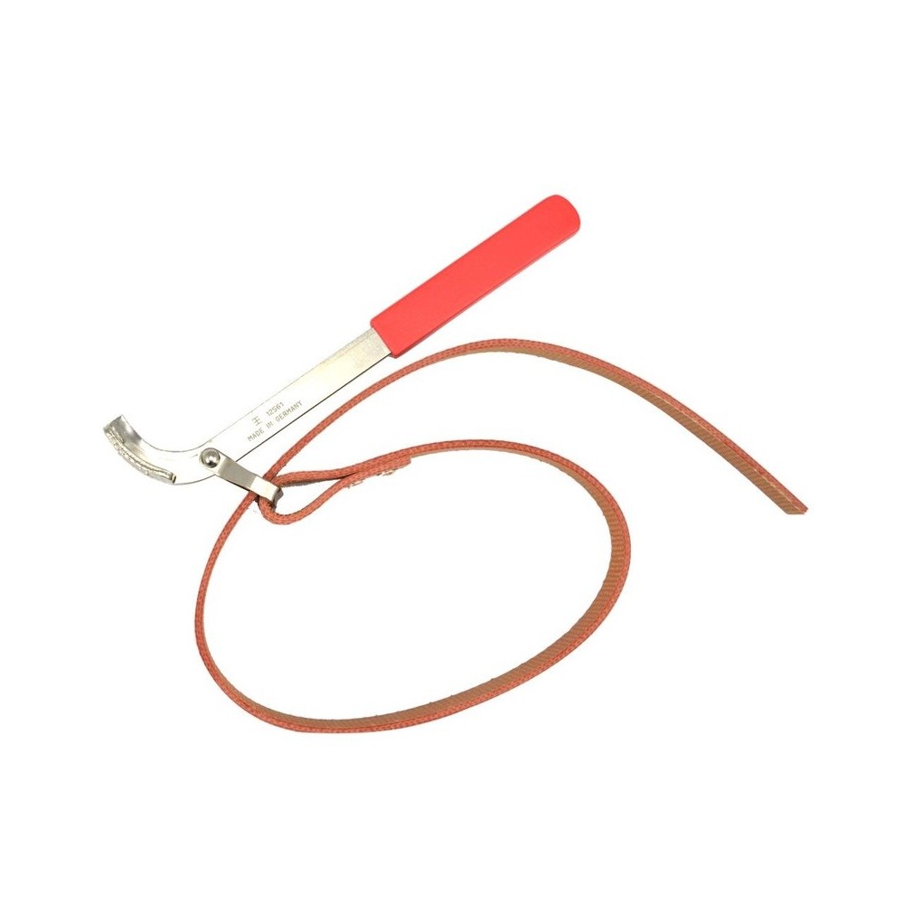 Llave para filtros de aceite con correa de tela, hasta 130 mm de diámetro
