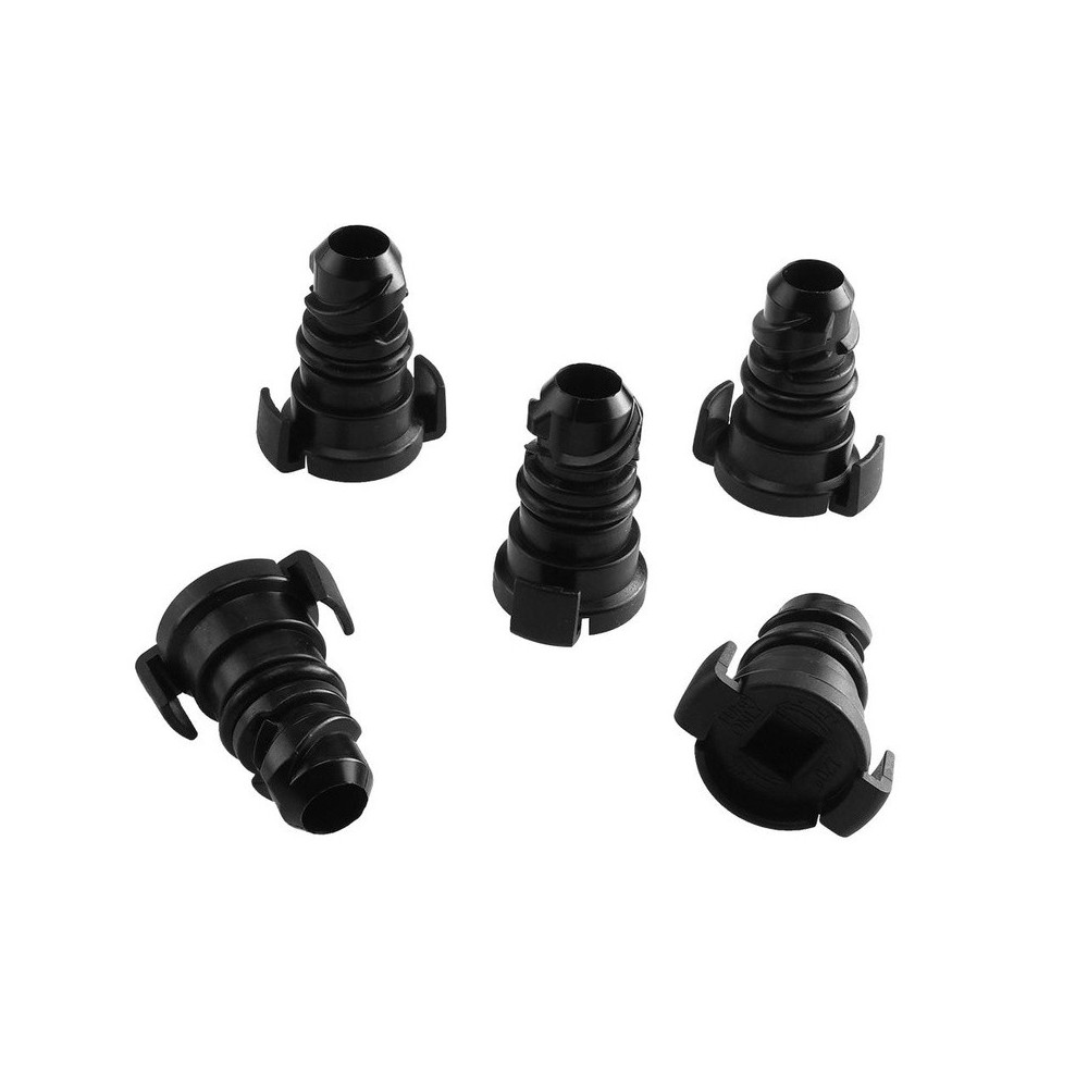 Juego de tapones de drenaje de aceite de plástico (5 piezas). Ford 1.5, 1.6 TDCi y 1.0, 1.6 EcoBoost.