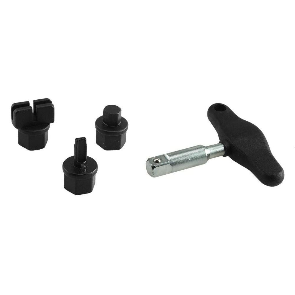 Juego especial de llaves de servicio de aceite, 4 piezas, con mango en T