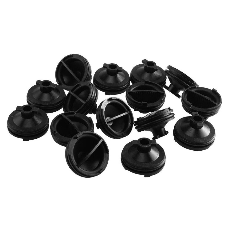 Juego de tapones de drenaje de aceite de plástico (15 unidades). Ford 2.0 TDCi y PSA 2.0 HDi.