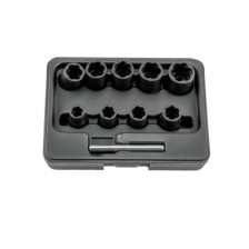 Juego de extractores de vasos giratorios, 9 piezas, 3/8', 10-19 mm