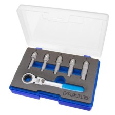 Insertos de punta especiales con carraca articulada de 180° de 13 mm, 6 uds.