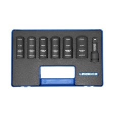 Juego de herramientas para aflojar tuercas de rueda, 7 piezas.