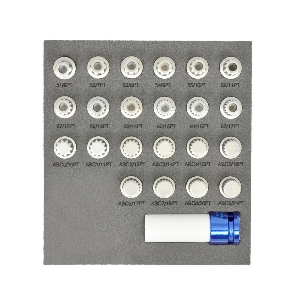 Juego de llaves de bloqueo de rueda VAG 23 piezas