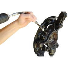 Juego de limpieza con cepillos de alambre trenzado con cepillos de Ø 6, 8, 10, 13 y 16 mm