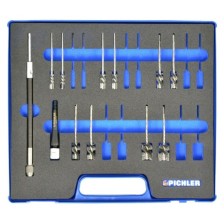 Juego de cepillos de limpieza Ø 6, 8, 10, 13 y 16 mm