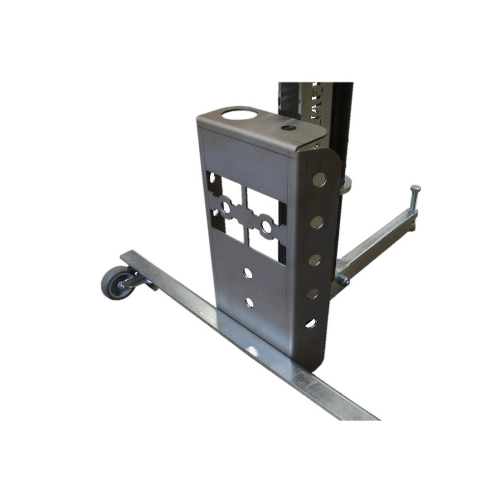 Placa de sujeción para accesorios de compresores de resorte