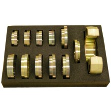 Juego de 2 herramientas de prensado universales en un robusto maletín de plástico