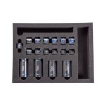 Juego de 17 piezas de manguitos de compresión y tracción para automóviles y camiones, incluidos cojinetes hidráulicos y de bola