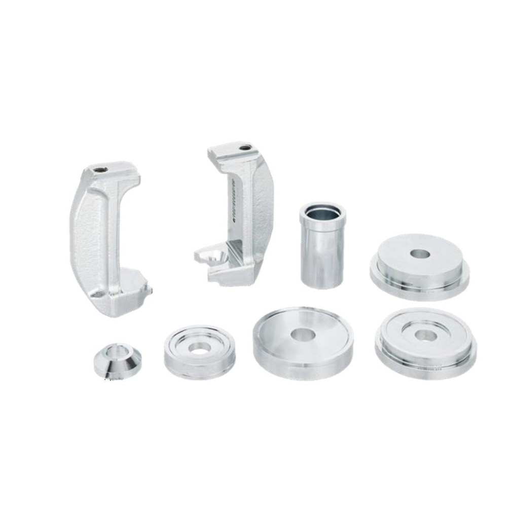 Juego complementario que incluye un par de pies de apoyo y discos de presión (8 piezas). Mod. Land Rover / Range Rover.