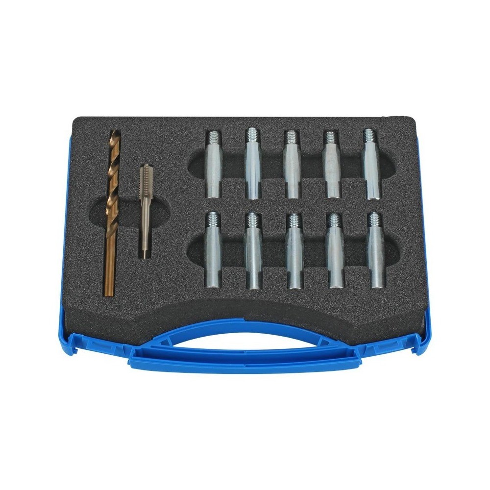 Kit de reparación de pasadores guía de pinza de freno de rosca M 9x1,25 a 10x1,25, juego de 12 piezas con 10 tornillos