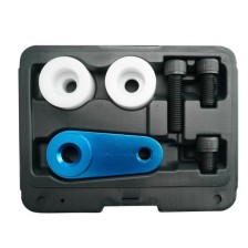 Contrasoporte universal para perno central de fijación de cubo de rueda con manguitos de plástico macizo