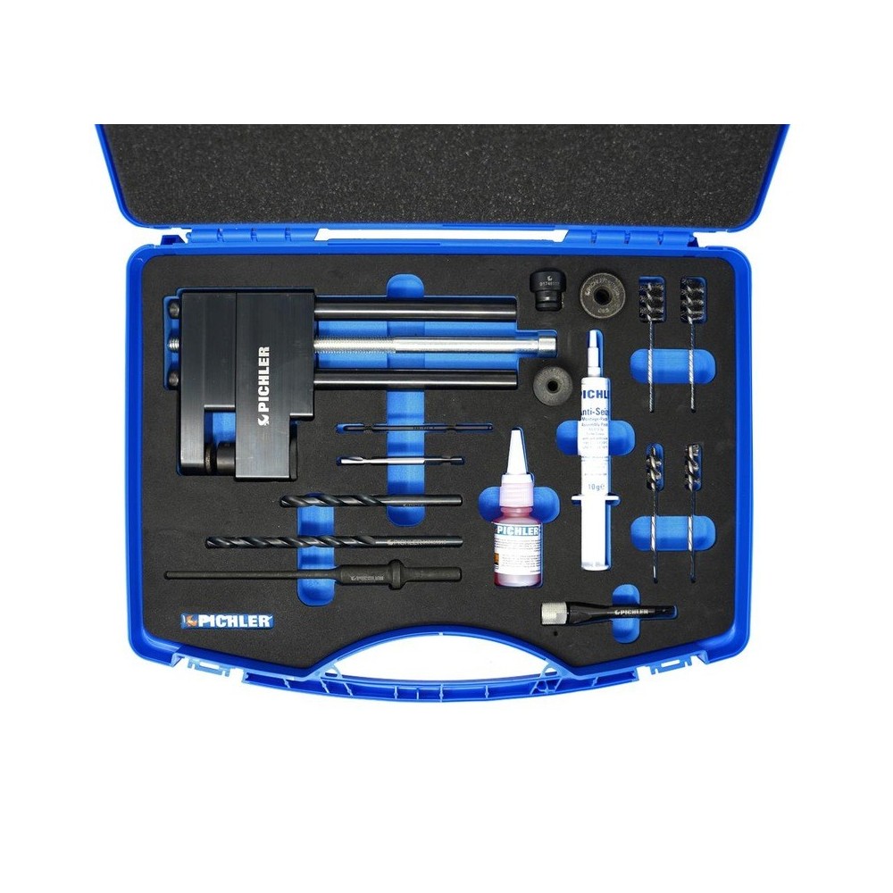 Kit de perforación para pernos de 4 enlaces VAG con cepillos de limpieza VW / Audi / Skoda