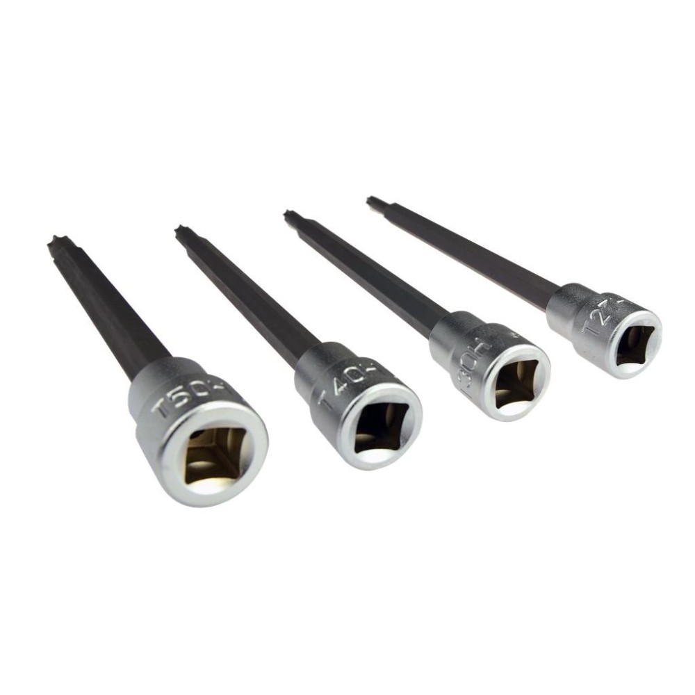 Juego de llaves para airbag, 4 piezas, TX27-30-40-50 con orificio, longitud 160 mm, 3247