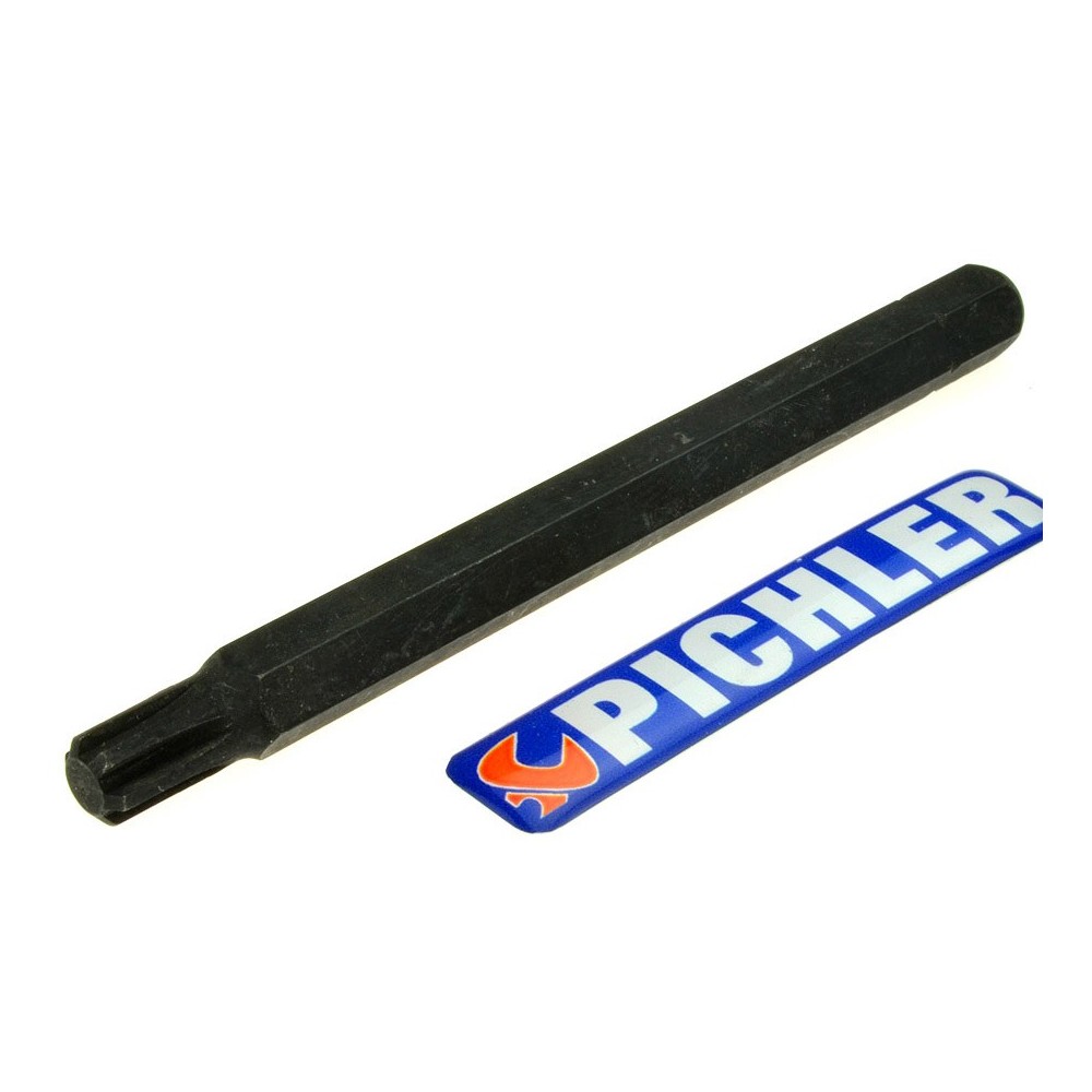 Inserto de broca con diente de cuña (ribe) M 7 de largo, accionamiento de 5/16'