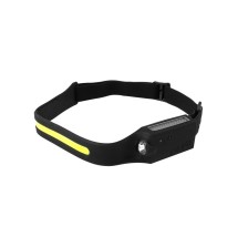 Linterna frontal LED COB de 450 lúmenes con encendido y apagado sin contacto