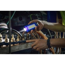 Luz de bolsillo LED plegable con función de rotación de 360°