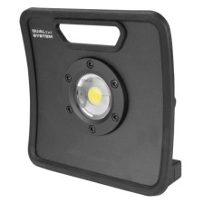 Luz de trabajo 'NOVA 3K C+R' 30W COB LED, función de atenuación, batería y fuente de alimentación.